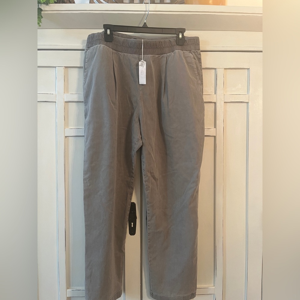 James Perse Single Pleat Relaxed Pull-On Pants size 4 (Large) nwts FIRM